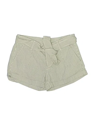 Pre-owned 7 For All Mankind Khaki Shorts In Green