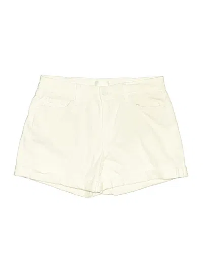Pre-owned 7 For All Mankind Khaki Shorts In Ivory
