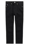 7 For All Mankind Kid's Slimmy Slim Fit Jeans In Black