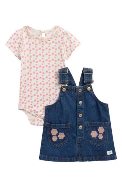 7 For All Mankind Babies'  Kids' Embroidered Jumper And Bodysuit Set In Multi
