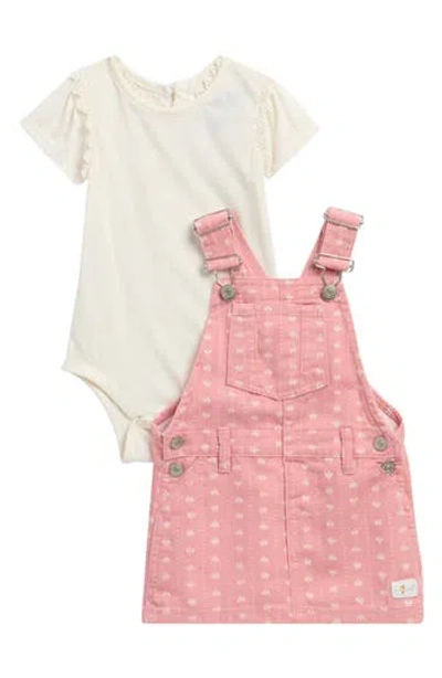 7 For All Mankind Babies'  Kids' Jumper And Bodysuit Set In Multi