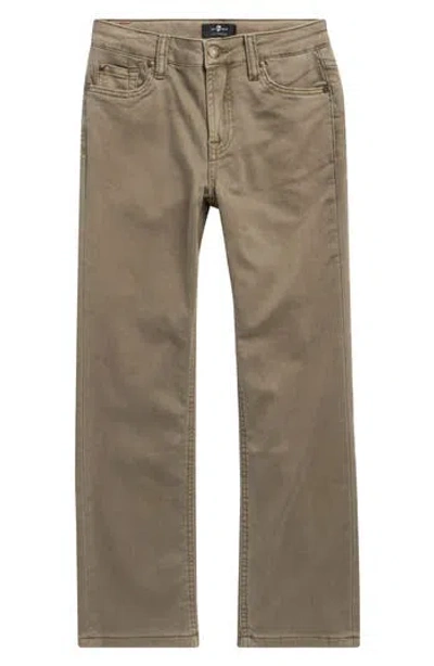 7 For All Mankind Kids' Lux Straight Leg Jeans In Green