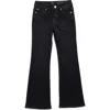 7 For All Mankind Ali High-rise Flared Jeans In Black