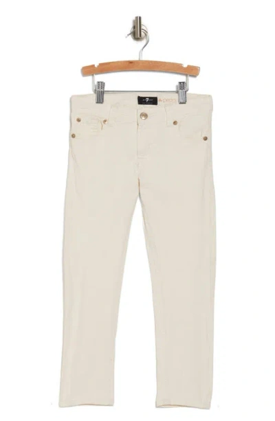 7 For All Mankind Kids' Peggi Stretch Denin Pants In Neutral