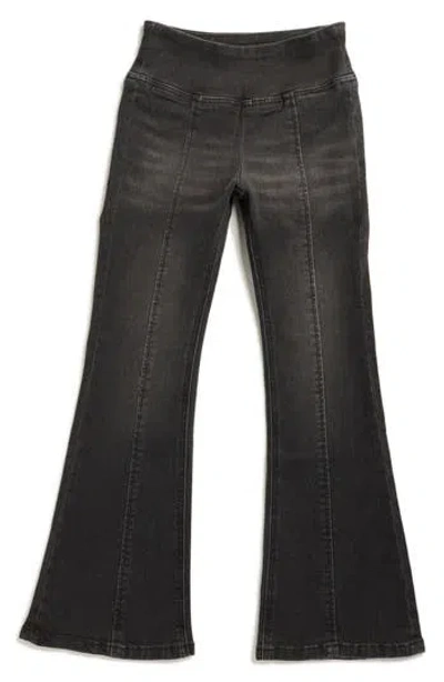 7 For All Mankind Kids' Pull On Flare Pants In Black