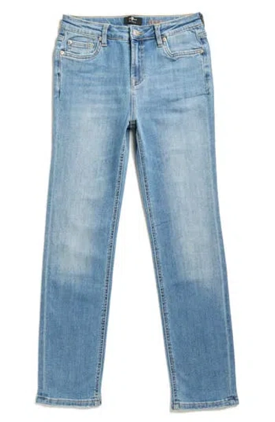 7 For All Mankind Kids' Slimmy Straight Leg Jeans In Blue