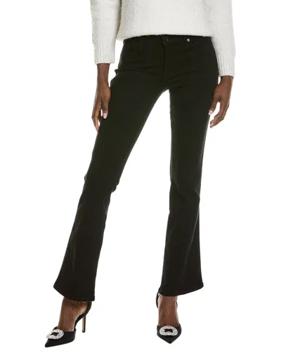 7 FOR ALL MANKIND KIMMIE BLACK FORM FITTED BOOTCUT JEAN