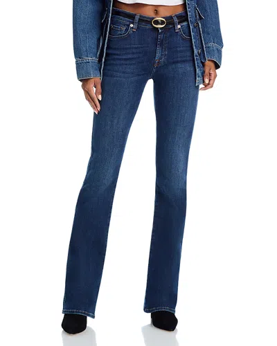 7 For All Mankind Kimmie Bootcut Jeans In High Waves In Blue