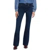 7 For All Mankind Kimmie Mid Rise Bootcut Jeans In Rinsed Indigo In Blue