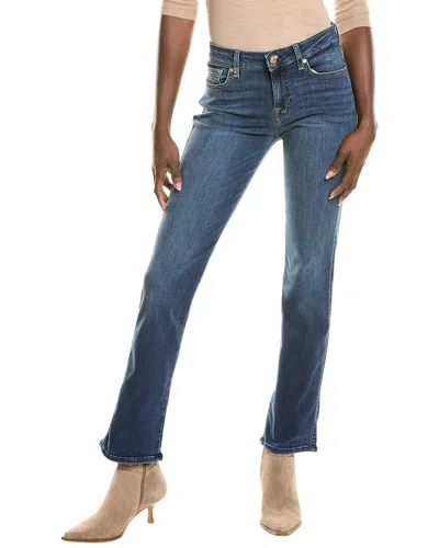 7 For All Mankind Kimmie Cambridge Straight Jean In Blue
