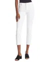 7 For All Mankind Kimmie High Waisted Crop Skinny Jeans In White