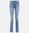 7 For All Mankind Kimmie Light Indigo Straight Jean In Brightness