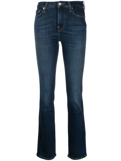 7 For All Mankind Kimmie Slim-cut Jeans In Blue
