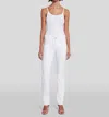 7 For All Mankind Kimmie Straight In White In White