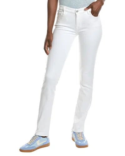 7 For All Mankind Kimmie White Straight Jean