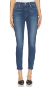 7 For All Mankind High-waisted Skinny Ankle Jeans In Blue