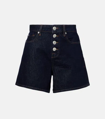 7 FOR ALL MANKIND KORI HIGH-RISE DENIM SHORTS