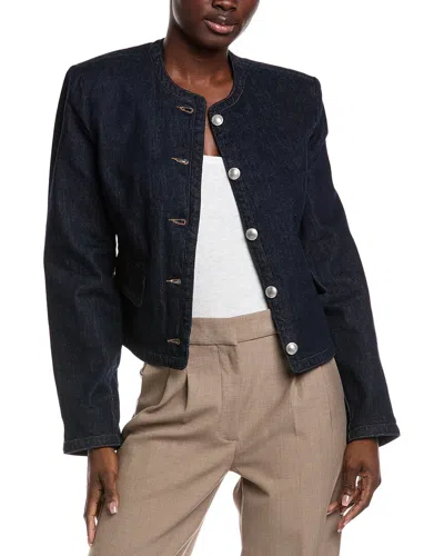 7 For All Mankind Lady Jacket In Blue