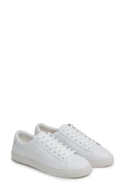 7 For All Mankind Leather Cupsole Sneaker In White