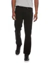 7 For All Mankind Luxe Performance Slimmy Slim Fit Jeans In Black In Silver