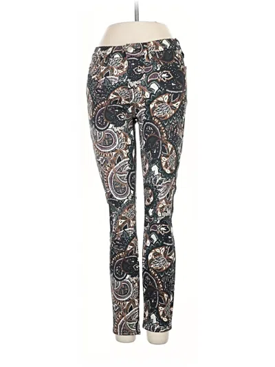 Pre-owned 7 For All Mankind Leggings In Black