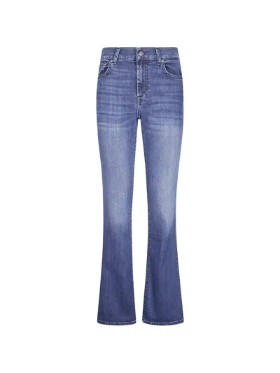 7 For All Mankind Leggy Bootcut Jeans In Blue
