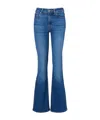 7 For All Mankind Leggy Bootcut Straight Jeans In Blue