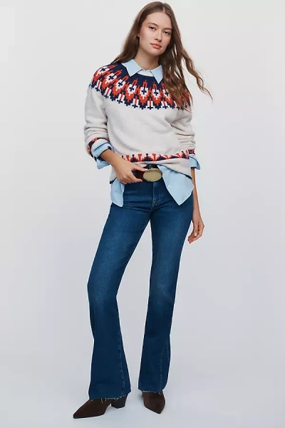 7 For All Mankind Leggy Low Rise Bootcut Jeans In Blue