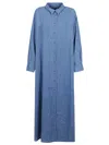 7 For All Mankind Long Denim Shirt Dress