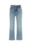 7 For All Mankind Logan Stovepipe Jeans In Stretch Denim In Light Blue