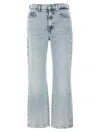 7 For All Mankind Light Blue Logan Stovepipe Jeans In Light Blue