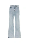 7 FOR ALL MANKIND LIGHT-BLUE STRETCH DENIM CHIARA BIASI X 7 FOR ALL MANKIND JEANS