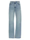 7 For All Mankind Twisted Tess September Jeans Light Blue In Blue