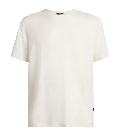 7 For All Mankind Linen-blend T-shirt