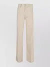 7 FOR ALL MANKIND LINEN TROUSERS WITH BACK PATCH POCKETS