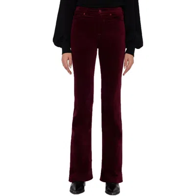 7 For All Mankind Lisha Womens Velvet Bootcut Pants