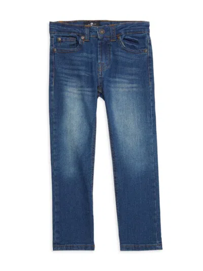 7 For All Mankind Kids' Little Girl's & Girl's Faded Wash Jeans In Blue