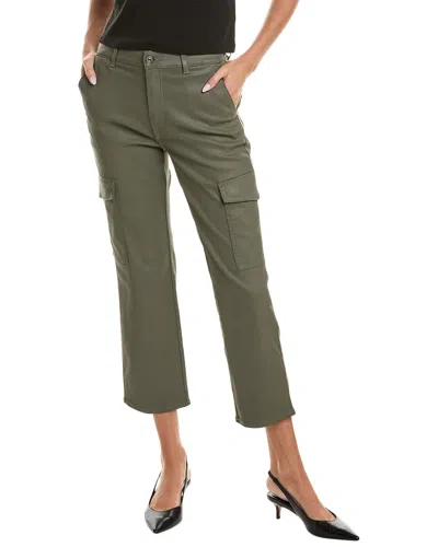7 For All Mankind Logan Coated Cargo Jean In Sage Coated