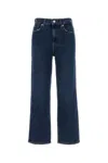 7 For All Mankind Tess High-rise Straight-leg Jeans In Blue