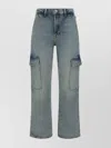 7 FOR ALL MANKIND LOGAN FROST WIDE LEG JEANS