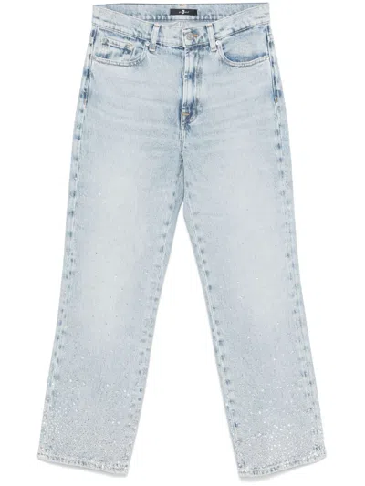 7 For All Mankind Logan Jeans In Blue