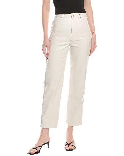 7 For All Mankind Logan Stovepipe Bone Straight Jean In White