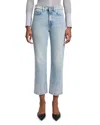 7 For All Mankind Logan Stovepipe High Rise Jeans In Juicy In Juicy