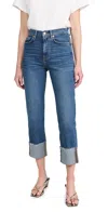 7 For All Mankind Logan High-rise Cropped Slim Jeans In Explorer 3