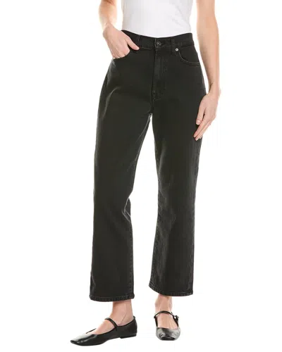 7 For All Mankind Logan Thunder Stovepipe Jean In Black