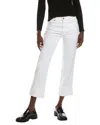 7 For All Mankind Kimmie White Form Fitted Straight Leg Jean In White