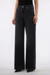 7 For All Mankind Logo Denim Jeans In Black