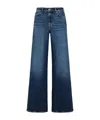 7 For All Mankind Stretch-cotton Jeans In Blue