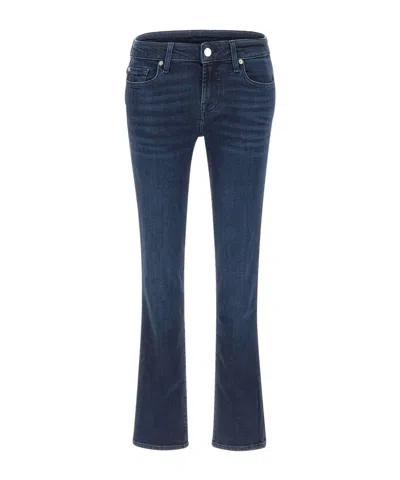 7 For All Mankind Logo Denim Jeans In Brown