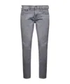 7 For All Mankind Logo Denim Jeans In Gray